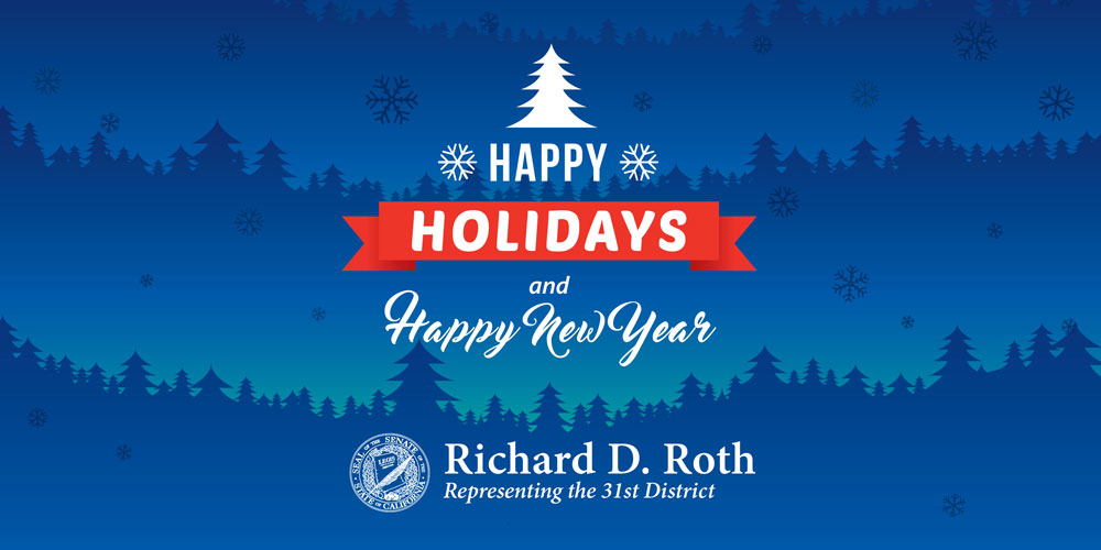 Seasons Greetings from Senator Roth
