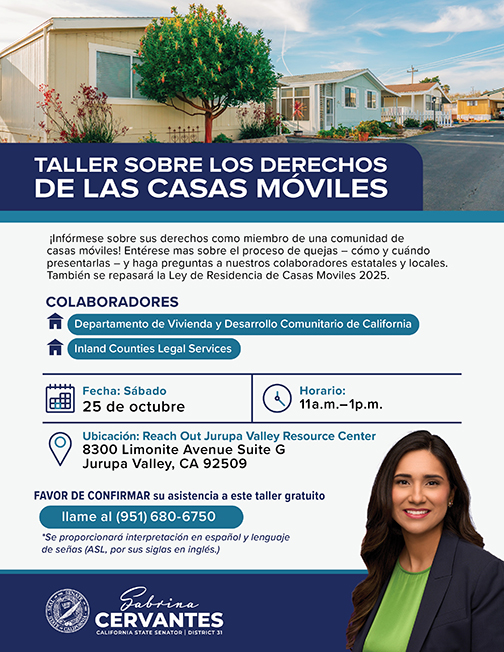 Taller sobre los derechos de las casas moviles