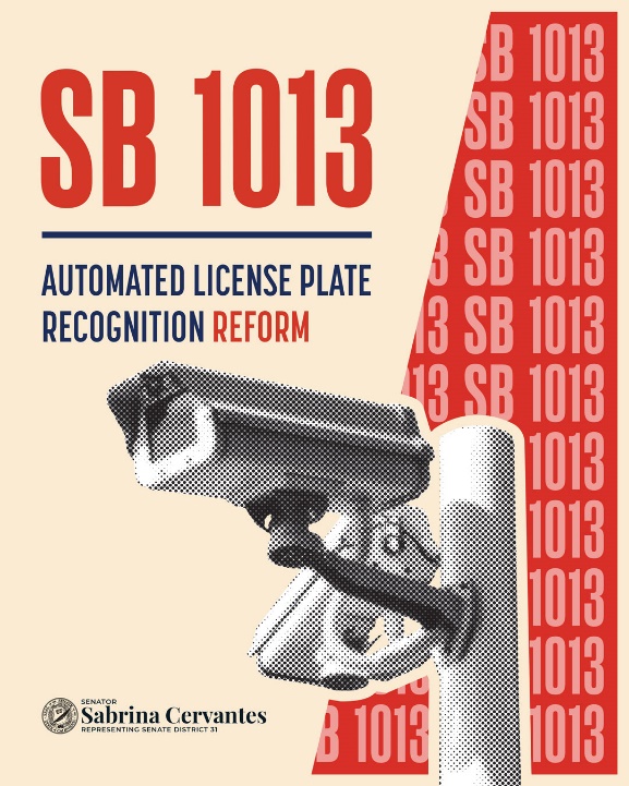 SB 1013 – Automated License Plate Recognition (ALPR) System Reform