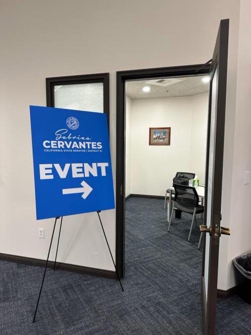 Senator Cervantes - Perris Mobile Office on Mondays